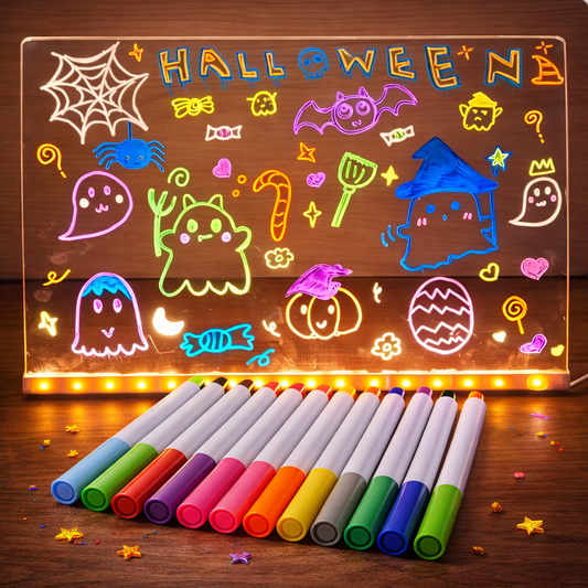 LED Drawing Board Pens [12-Color Pen Set]