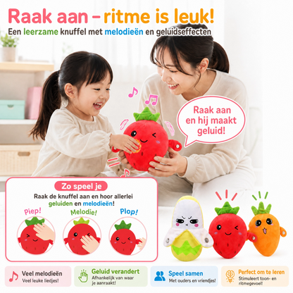 Pluche speelgoed met aanraakfunctie en melodie